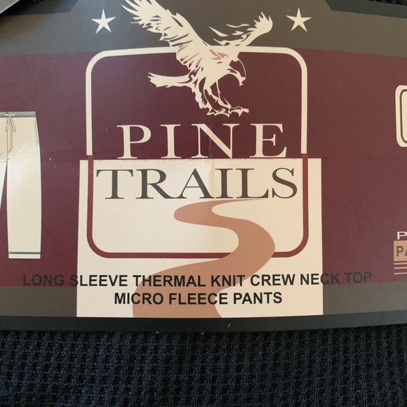 NWT PINE TRAILS MENS 2 piece pajama set size large - Picture 2 of 4